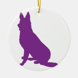 DEUTSCHLAND SHEPHERD #40 KERAMIK ORNAMENT