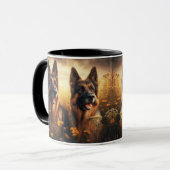 DEUTSCHLAND SHEPHERD DUO -205- TASSE (Vorderseite Links)