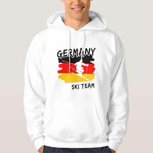 Deutschland Ski Hoodie (Vorderseite)