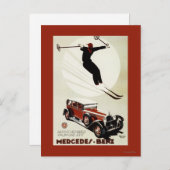 Deutschland - Skier Jumping Postkarte (Vorne/Hinten)