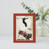 Deutschland - Skier Jumping Postkarte (Stehend Vorderseite)