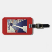 Deutschland - Skifahren im Schwarzwald Gepäckanhänger (Vorderseite horizontal)