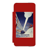 Deutschland - Skifahren im Schwarzwald Incipio iPhone Geldbeutel-Hülle (Folio Vorderseite)