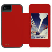 Deutschland - Skifahren im Schwarzwald Incipio iPhone Geldbeutel-Hülle (Folio Geöffnet)