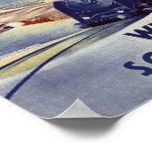 Deutschland - Skifahren im Schwarzwald Poster (Ecke)