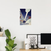 Deutschland - Skifahren im Schwarzwald Poster (Heimbüro)