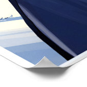 Deutschland Skiplakat Poster (Ecke)