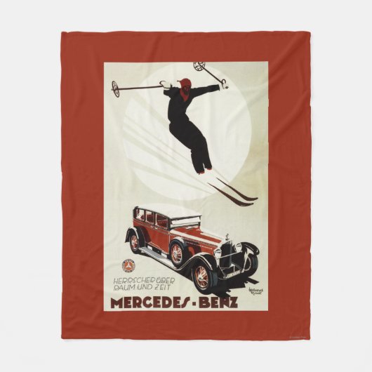 Deutschland - Skispringer Fleecedecke (Vorderseite)