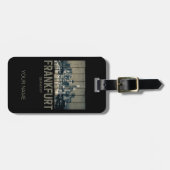 Deutschland Skyline Retro Vintag Souvenir Gepäckanhänger (Vorderseite horizontal)