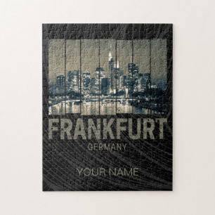 Deutschland Skyline Retro Vintag Souvenir Puzzle