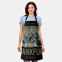 Deutschland Skyline Retro Vintag Souvenir Schürze
