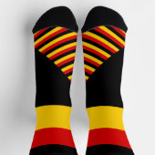 Deutschland Socken, deutsche Flaggenfarben / Sport Socken (Oben)