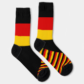 Deutschland Socken, deutsche Flaggenfarben / Sport Socken (Rechts)