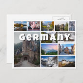 Deutschland Souvenir Foto Collage Postkarte (Vorne/Hinten)