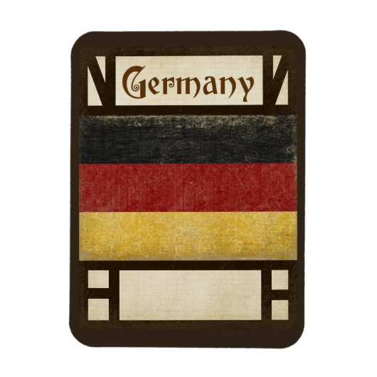 Deutschland Souvenir Magnet (Vertikal)