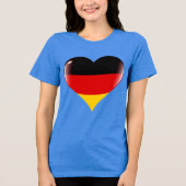 DEUTSCHLAND Special Gift Blue Tourist Classic Tri-Blend Shirt (Vorderseite)