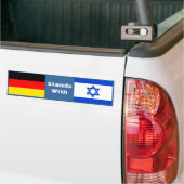 Deutschland steht Israel gegenüber Autoaufkleber (Auf Lkw)