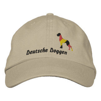 Deutschland Stick Dogge, Deutsche Doggenstickerin Bestickte Baseballkappe