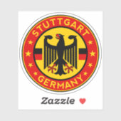 Deutschland, Stuttgart Aufkleber (Blatt)