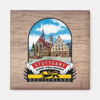 Deutschland Stuttgart Vintage souvenir Magnet