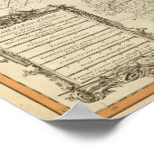 Deutschland Süden Poster (Ecke)