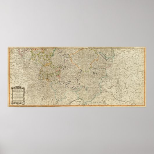 Deutschland Süden Poster (Vorne)