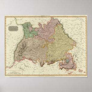 Deutschland südlich der Maya Poster