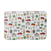 Deutschland| Symbolmuster Badematte (Vorderseite)