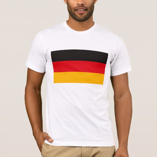 Deutschland T - Shirt der Flagge (Vorderseite)