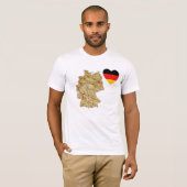 Deutschland - T - Shirt für Flaggen (Vorne ganz)