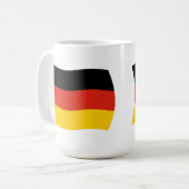 Deutschland Tasse der Flagge (Vorderseite Links)