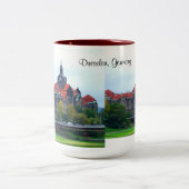 Deutschland-Tasse Zweifarbige Tasse (Mittel)