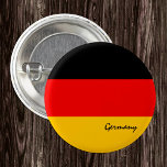 Deutschland-Taste, patriotische deutsche Flaggenmo Button<br><div class="desc">Buttons: Patriotisches Deutschland & Deutsche Flagge - Liebe meines Landes,  Reise,  Urlaub,  Nationalpatrioten / Sportfans</div>