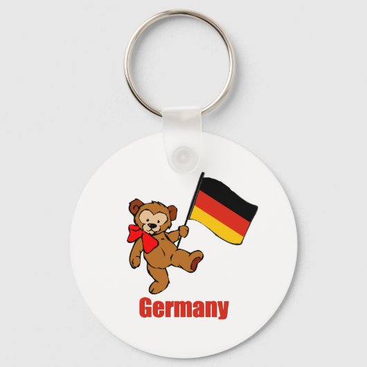 Deutschland Teddy Bear Schlüsselanhänger (Vorderseite)
