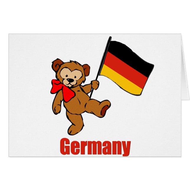 Deutschland-Teddybär (Vorderseite (Horizontal))