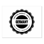 Deutschland Text Langlebiger Holzgriff Made In Gummistempel (Prägung)