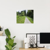 Deutschland, Thüringen, Waldweg Poster (Heimbüro)