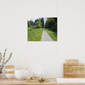 Deutschland, Thüringen, Waldweg Poster (Küche)