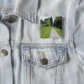 Deutschland, Thüringen, Weg im Wald Button (Beispiel)