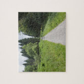 Deutschland, Thüringen, Weg im Wald Puzzle (Vertikal)