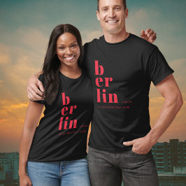 Deutschland Typografie-T - Shirt