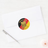 Deutschland Über Alles Runder Aufkleber (Umschlag)