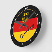 Deutschland Uhr, Modernes Zuhause-Design, deutsche Runde Wanduhr (Winkel)