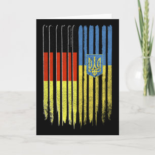 Deutschland Ukraine Deutsche Ukrainische Flagge Dr Karte