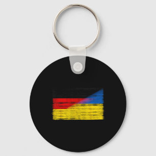 Deutschland Ukraine-Flagge Deutsche Ukrainische Un Schlüsselanhänger