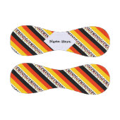 Deutschland und die deutsche Flagge mit Ihrem Name Baseball (Paneele)