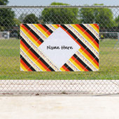 Deutschland und die deutsche Flagge Personalisiert Banner (Insitu)