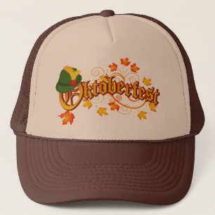 Deutschland und Oktoberfest Truckerhut Truckerkappe