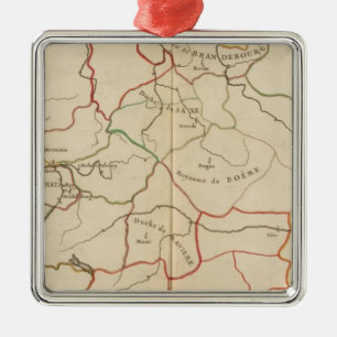 Deutschland und Österreich Silbernes Ornament