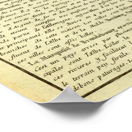 Deutschland und Polen Poster (Ecke)